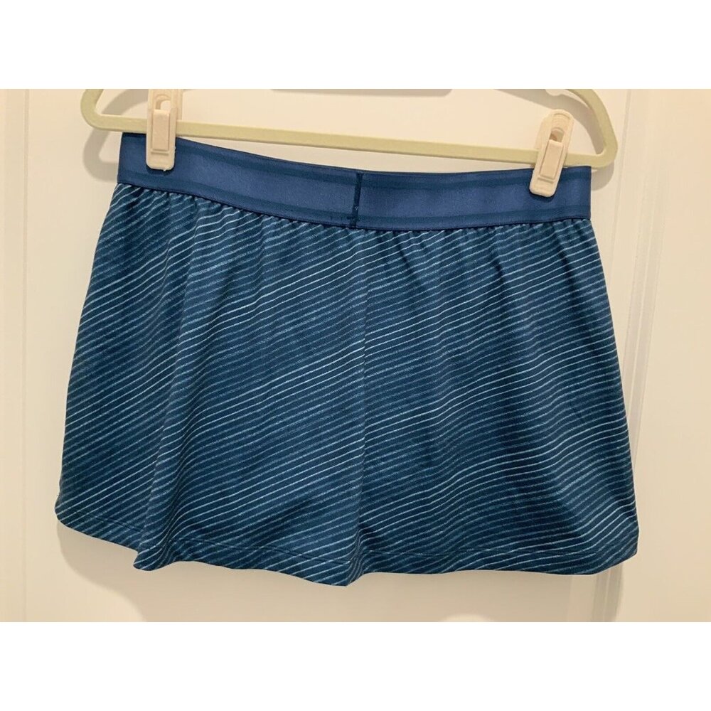 Nike Skort Large Women’s Tennis Fitness Golf Dri Fit Blue Elastic Waist - Picture 3 of 6